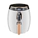Produktbild LCTCZG Airfryer mit Rapid Air-Technologie für gesundes Kochen, Backen und Grillen LCD-Touchscreen - 2,6 Liter große Kapazität Intelligent Oil Free (Farbe : Weiß)