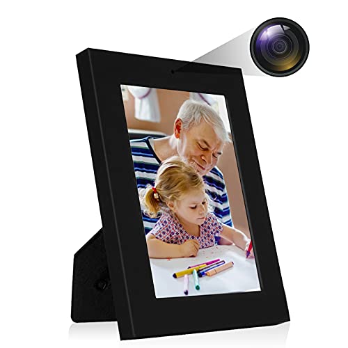 Photo Frame Spy Camera HD 1080P, Hidden Spy Camera, Video Recording, Motion Activated for Home Security Secret Surveillance Wireless Nanny Camera, No Wi-Fi Function No Audio