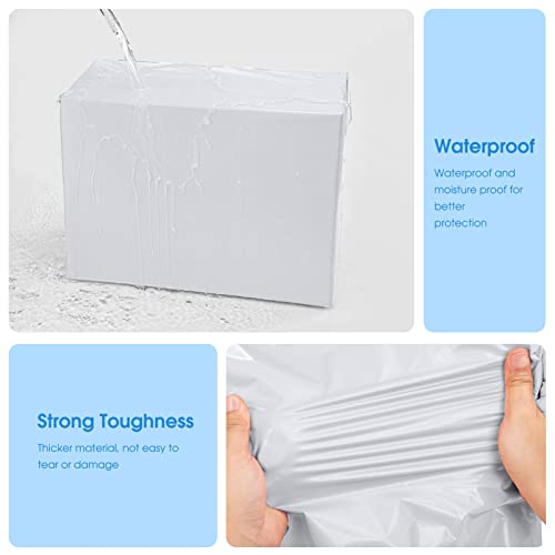 Image of Metronic Poly Mailers 24x24 50 Pcs White Large Shipping Bags for Clothes Mailer Poly Bags Strong Self Seal Adhesive Shipping Envelopes for Small Business Tear-resistant Mailing Envelopes for Packaging