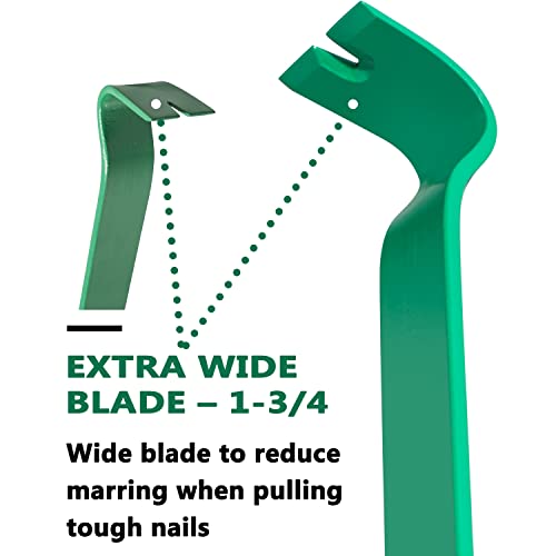 Monkey King Bar-15In Crescent Flat Pry Bar- Nail Puller To Pry Open Old Wall Studs #TOP2