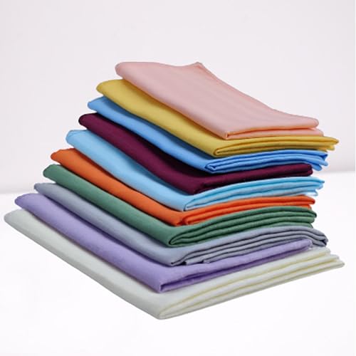 Trance Home Linen® 100% Cotton 200TC Striped Multipurpose Wash Cloth Pieces for Babies – Kids| Kids Cleaning Cloth | Kids Napkin ( Small 30 x 30 cm Pack of 10 pcs)