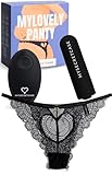 MySecretCase Mutandine Vibranti con Telecomando - Vibratoreper Donna Professionale, Stimolatore Vibrante Donne Piccolo,SexToys Coppia, Vibratore Clitoride Femminile, Mutande a distanza M/L