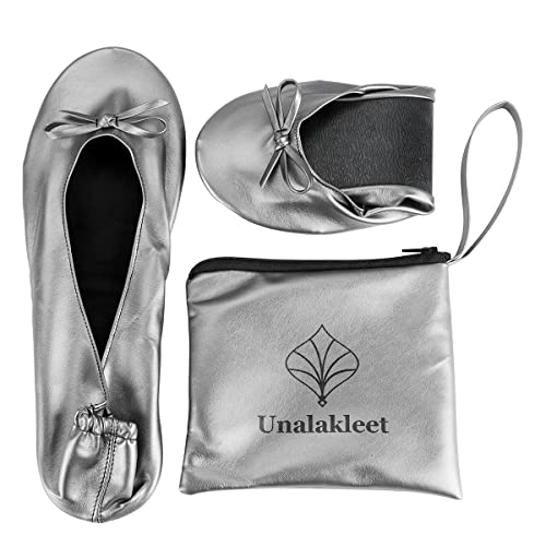 Unalakleet Foldable Blallet Flats- Roll Up Slipper Pouch Women's Wedding Shoes #TOP15