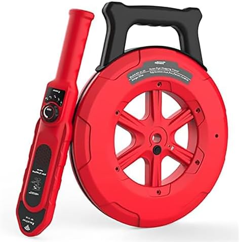 Underground Pipe Locator & Blockage Detector - Waterproof Wall Scanner for Water Pipes, Adjustable Sensitivity, 20m Range, Essential Plumbing Tool for Efficient Sewer Inspection