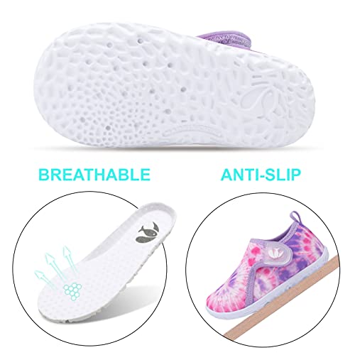 Image of FEETCITY Boys Girls Water Shoes Kids Aqua Socks Quick Dry Barefoot for Beach Swimming Pool