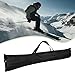 KiBcsLic Ski Bag Snow Resistant for Air Travel Storage and Transport 420D Polyester Portable Skiing Accessories Ski Sleeve