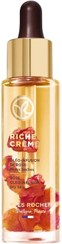 Yves Rocher Oleo-Infusion różane serum olejkowe z olejkiem z 1000 róż – Natychmiastowy komfort, odżywienie i jędrność – Regeneracja i wygładzenie zmar