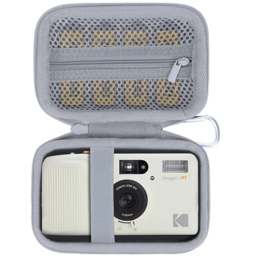 Funda Lebakort para cámara Kodak Snapic A1 color blanco marfil