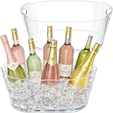 Lifewit 11.5L Ice Bucket for Parties 2 Pcs, Large Plastic Drink Cooler for Champagne Wine, Beer...