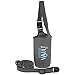 WaterVault Neoprene Bottle Holder, Adjustable Detachable Strap, Shoulder Sling & Hand Carrier - Grey XL