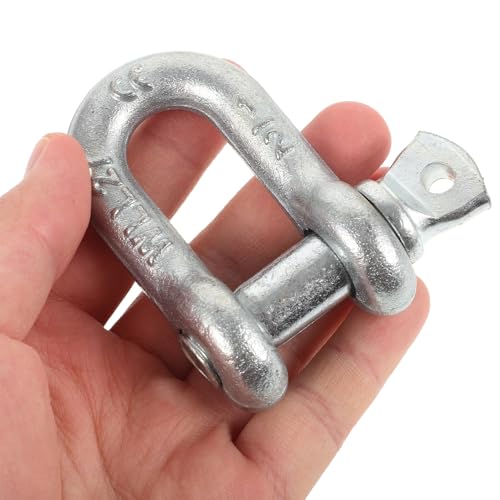 LIFKOME Heavy Duty Anchor Shackle Screw Pin Ring Shackle for Towing and Lifting Durable U-Shaped Clamp with Load Capacity Use Safety Rigging Tool