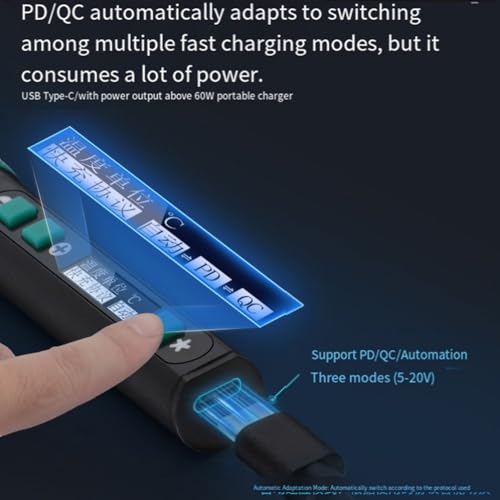 Fer à souder USB 60W Type-C avec mode veille pour soudure électronique - 4