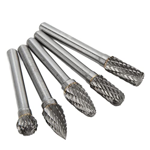 Set 5 Pzas Fresas Rotativas Carburo Tungsteno 6x10mm miniatura 5