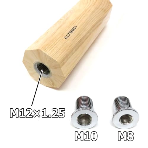 ALTEED シフトノブ 八角形 木目調 ブラウン