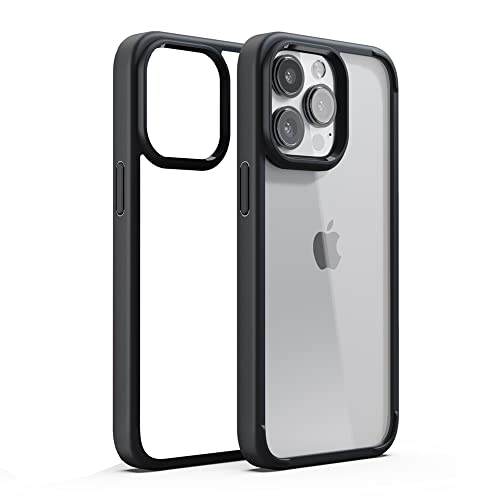 Image of iPhone 13 Pro Back Cover | GoCushion Hybrid Protective Case | Cosmos Black | Protective Bumper for Camera Protection |Thin, Durable & Lightweight | Compatible with Wireless Charging | TPU & PC