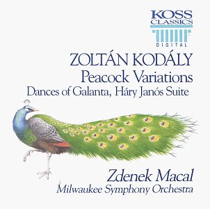 Peacock Variations [Audio CD] Kodaly; Milwaukee Sym and Macal