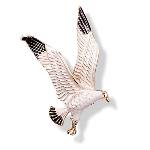 Hetica Seagull Pin Women Animal Bird Brooch Safety Brooch Pins, Enamel Pins For Clothing Backpack Hat Decoration, Mother's Day Valentine's Day Anniversary Birthday Gifts For Women #TOP4