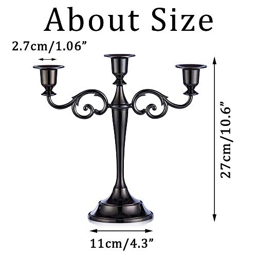 Sziqiqi Candelabra Candlestick Holder For Taper Candles For Wedding Event Candle Centerpiece Home Holiday Decoration Christmas  thumb #3