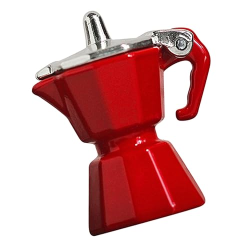 Kisangel Mini Coffee Machine Model for Dolls House Kitchen Miniature Machine Model Simulation Mini House Ornament