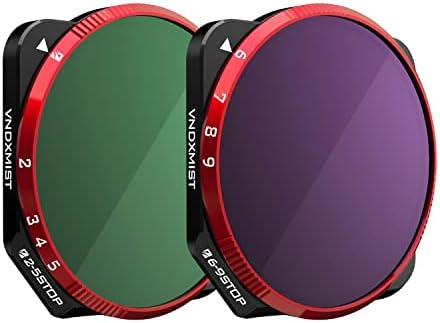 Freewell Variable ND 2-5 Stop, 6-9 Stop 2 Pack VND Filters Camera Lens Filters Compatible with Mini 3 Pro/Mini 3