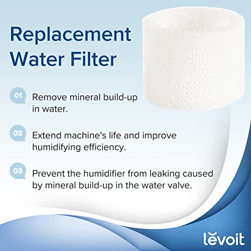 LEVOIT 10-Pack Top Fill Humidifier Replacement Filters, Capture Particles to Improve Humidification Efficiency, for Classic160, Dual150, Dual200S, Classic300(S), LV600S, OasisMist450S, Superior6000S by LEVOIT - Image 2
