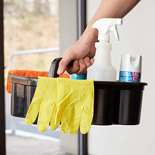 Rubbermaid Commercial Products FG315488BLA Deluxe Carry Caddy, Black (Pack of 6) by Rubbermaid Commercial - Image 2