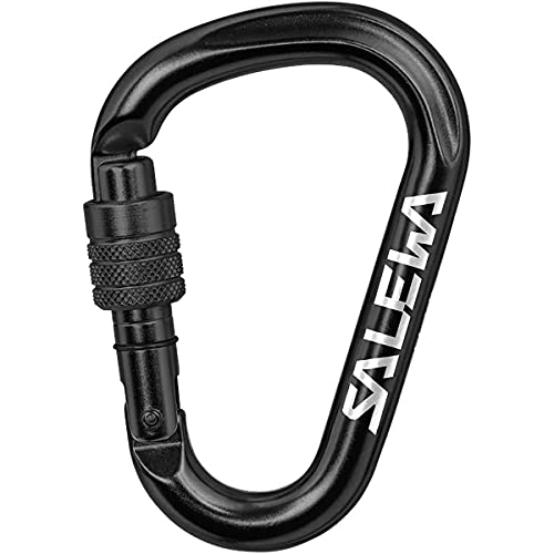 Salewa HMS Screw G2 Karabiner, Schwarz, SMALL