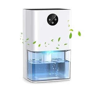 50OZ Dehumidifier, Small-Space Dehumidifier for Bedroom RV Closet 200 Sq.Ft