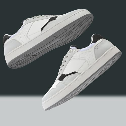 Image of Cruiser Sneaker for Men | Lightweight & Comfortable | Stylish Lace-Up Casual Footwear with Cushioned Insole | Perfect for Versatile Outfits 2642-1
