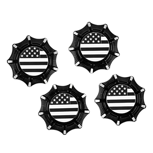 Saddlebag Locks Saddle Bags Theft Deterrent Mounting Hardware For Harley Touring Road King Street Glide Electra Glide Road Glide | Heavy-Duty, Easy-To-Install Security Screws | American Flag-Black #TOP6