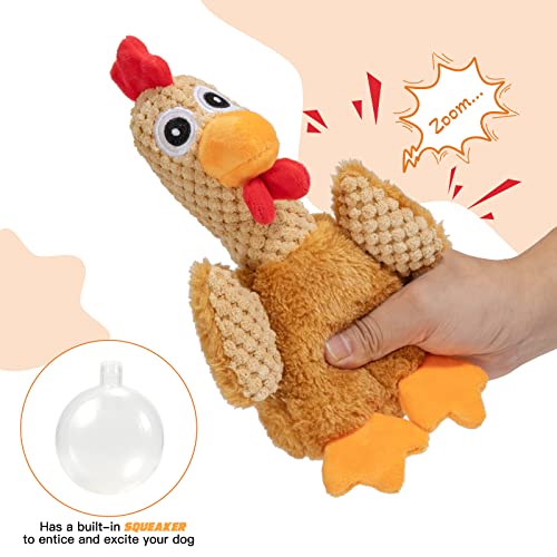 Image of Dog Toys for Aggressive Chewers Indestructible Squeaky Dog Toys Octopus-Tug of War for Large Breed Tough Interactive Stuffed Dog Chew Toys for Puppies Small & Large