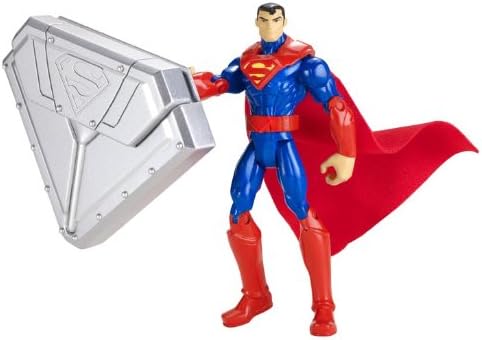 Batman Steel Shield Superman 4" Action Figure