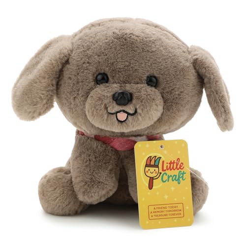 Image of Toy Poodle Dog Soft Plush Stuffed Puppy for Kids Cute Animal Home Decor Boys /Girls /Baby Toddlers & Children Safe Lightweight & Easy to Clean (25CM)