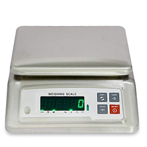 Báscula digital industrial impermeable acero inox 30kg