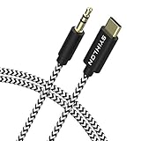 USB C to 3.5mm Aux Cable, Braided Type C to 3.5mm Audio Cable Car Aux Cord for Google Pixel 3/3XL/2/2XL, iPad Pro 2018, OnePlus 6T/7/7 Pro, Galaxy Note 10/10+, Moto Z, HTC and More