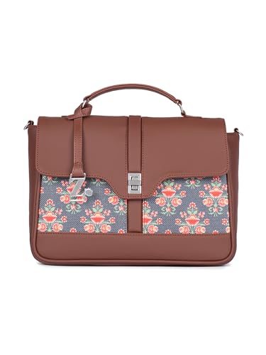 Image of ZOUK | Women's Vegan Leather | Stylish Handbag with Adjustable Strap, Top Handle |