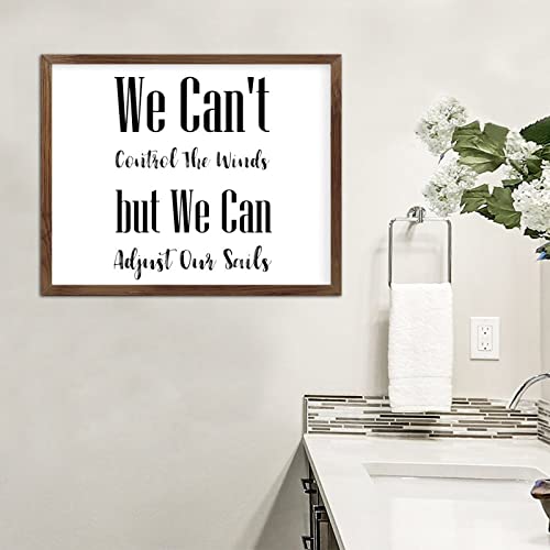 Plaque en bois avec citation de motivation pour cadeau décoration de table - 6
