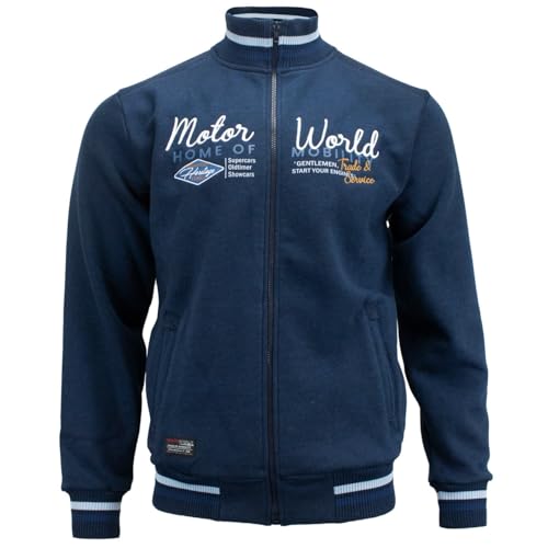 Sudadera Motorworld Home of Mobility en algodón premium texturizado