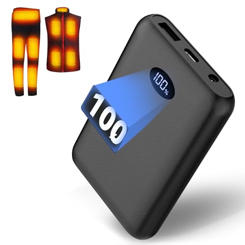 Batería para chaqueta calefactable de 10000 mAh ideal para esquí y motos