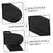 TOYANDONA 2pcs Comfortable Armrest Cushions for Office Chairs Ergonomic Replacement Arm Pads Pu Leather Covers for Gaming and Household Use for Stress Relief