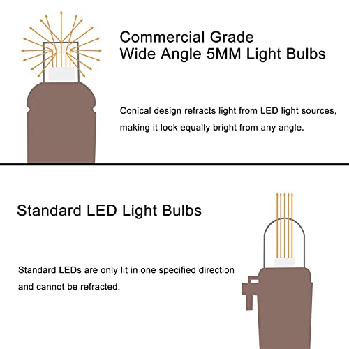 Bsglobal Mini Christmas Lights Solar Powered, 300 Led Wide Angle String Lights 100Ft Green Wire With Remote Timer, Commercial Grade 5Mm String Lights For Garden Garland Patio Porch (Cool White) #TOP3