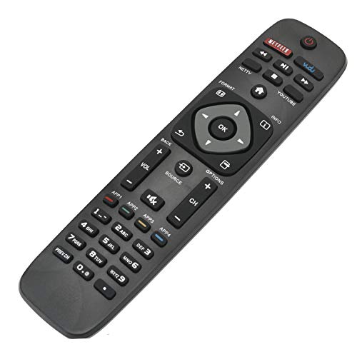 ECONTROLLY New Remote Control PHI-958 for Philips Smart TV YKF340001 URMT39JHG003 YKF340-001 50PFL4909 50PFL4909/F7 55PFL4609 55PFL4609/F7