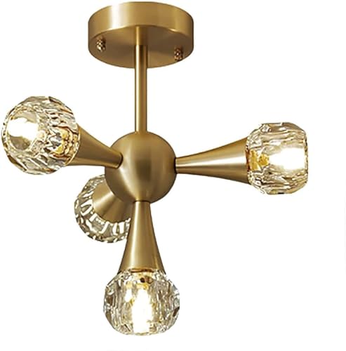 Lustres cristal de luxe modernes tout en bronze pour maison