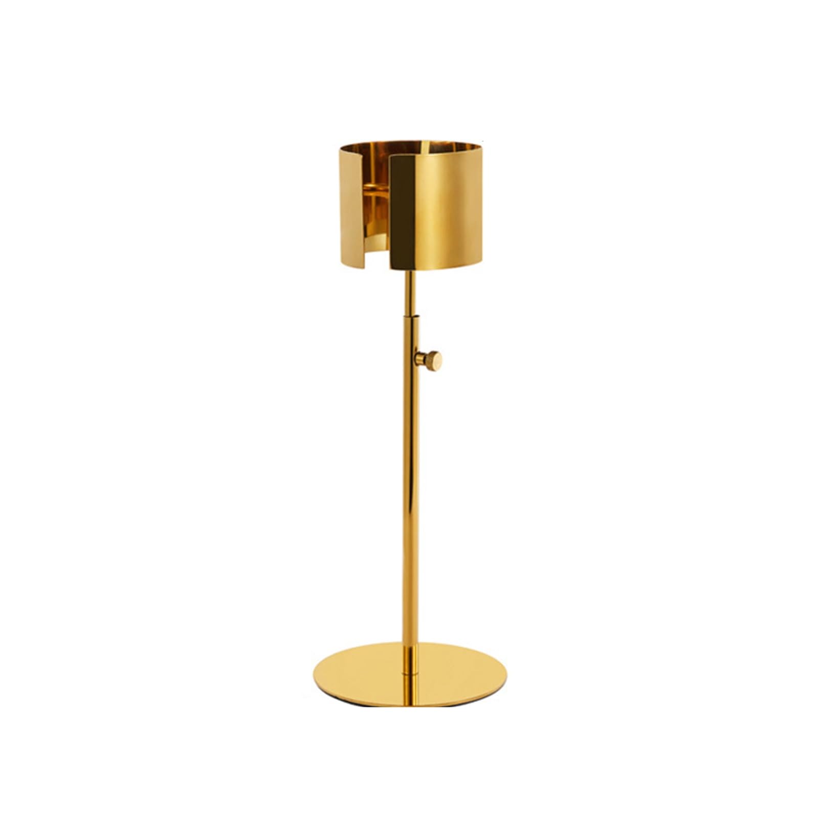 XPLKQXE Présentoir De Manchette De Magasin De Costumes, Support D'affichage De Manchette en Métal, Hauteur Réglable Support De Brassard (Couleur : Gold-B)