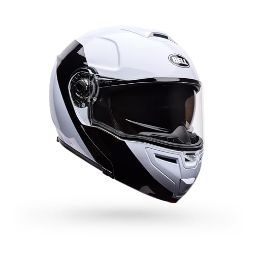 BELL Helmets SRT-Modular - White/Black Flow, Large
