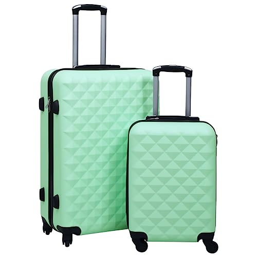 Gecheer Hardcase Trolley Set 2 pcs Mint ABS 1106193A