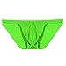 Avidlove Men Brief Breathable Ice Silk Triangle Underpants Solid Boxers Bikinis