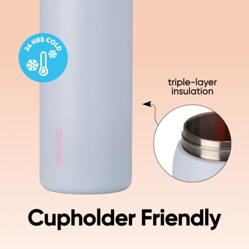 Image of Owala FreeSip Insulated Stainless Steel Water Bottle with Straw for Sports, Travel, and School BPA-Free Sports Water Bottle, 24 oz, Beach House