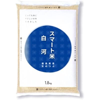 スマート米 天のつぶ 福島県白河産 令和6年産 残留農薬不検出 白米 精米 1.8kg