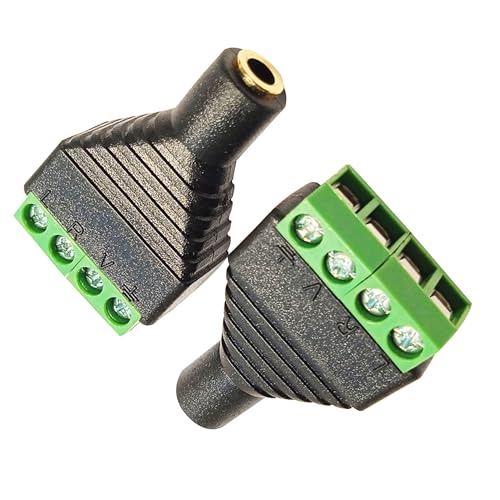 FENGHAISHUN 3.5mm 4 Pole TRRS Stereo Audio Video 1/8